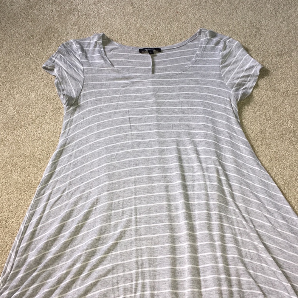 Striped Grey Dress